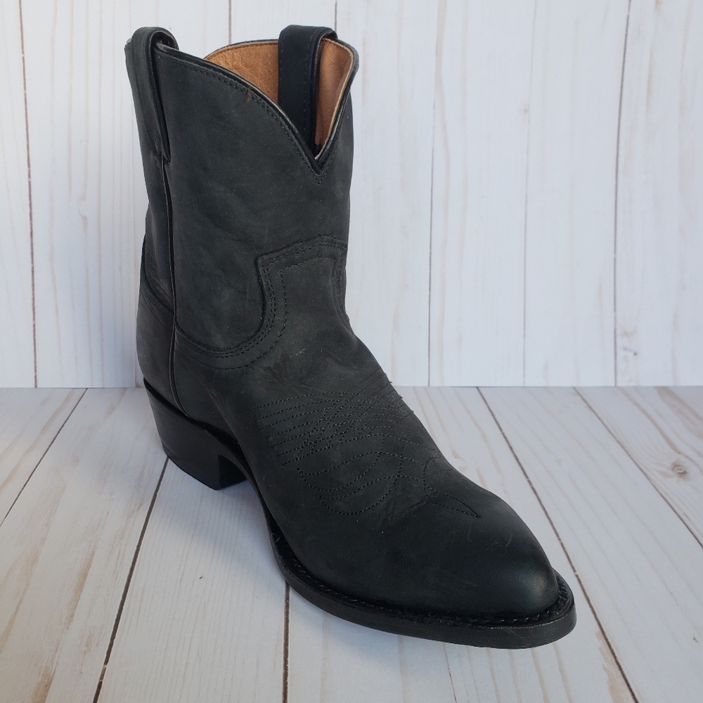 SALE! FRYE Billy Short Booties Black 6 - Picture 2 of 7